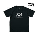 ダイワ シャツ DE-3925 Feel Alive. ドライTシャツ ブラック DAIWA