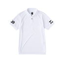 ダイワ シャツ DE-7925 半袖ポロシャツ ホワイト×ブラック DAIWA