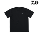 ダイワ シャツ DE-8325 ショートスリーブ バックプリントTシャツ ブラック DAIWA