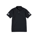 ダイワ シャツ DE-7925 半袖ポロシャツ ブラック×ホワイト レディースサイズ DAIWA