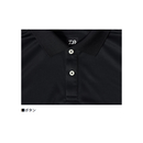 ダイワ シャツ DE-7925 半袖ポロシャツ ブラック×ホワイト DAIWA