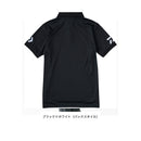 ダイワ シャツ DE-7925 半袖ポロシャツ ブラック×ホワイト レディースサイズ DAIWA
