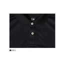 ダイワ シャツ DE-7925 半袖ポロシャツ ブラック×ホワイト レディースサイズ DAIWA