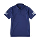 ダイワ シャツ DE-7925 半袖ポロシャツ グレープネイビー×ホワイト DAIWA