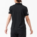 ダイワ シャツ DE-7925 半袖ポロシャツ ブラック×ホワイト レディースサイズ DAIWA