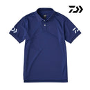 ダイワ シャツ DE-7925 半袖ポロシャツ グレープネイビー×ホワイト DAIWA