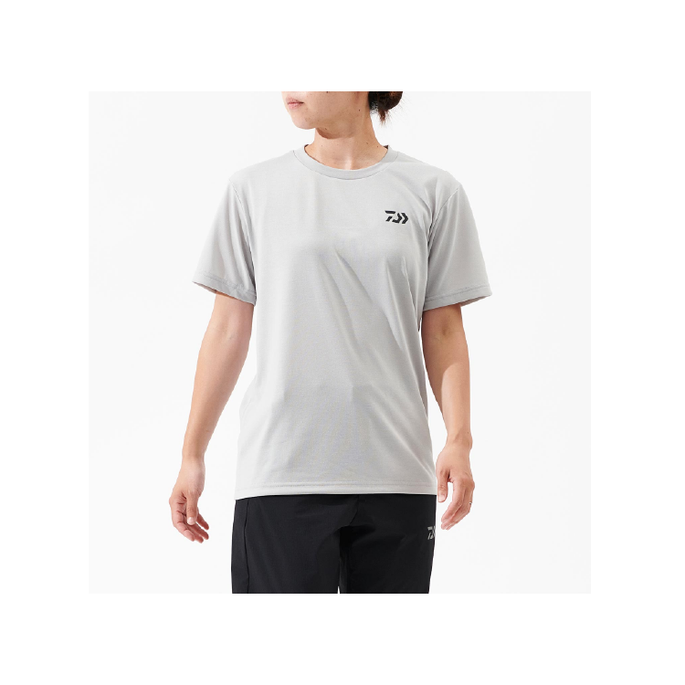 ダイワ シャツ DE-8325 ショートスリーブバックプリントTシャツ ライトグレー DAIWA