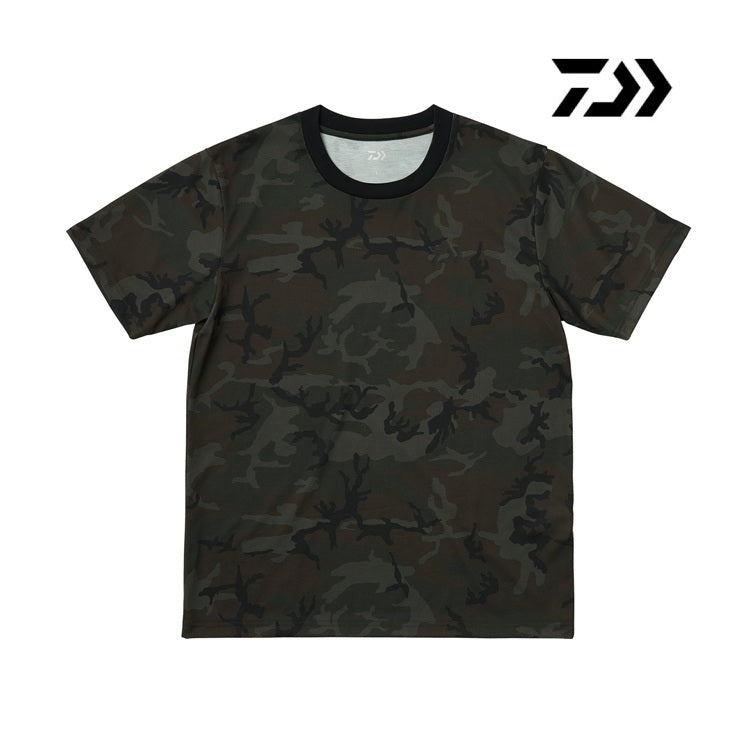 ダイワ シャツ DE-8325 ショートスリーブ バックプリントTシャツ グリーンカモ DAIWA