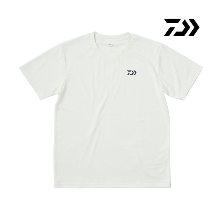 ダイワ シャツ DE-8325 ショートスリーブ バックプリントTシャツ ホワイト DAIWA