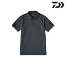 ダイワ シャツ DE-7925 半袖ポロシャツ ガンメタル×ブラック DAIWA