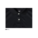 ダイワ シャツ DE-7925 半袖ポロシャツ ガンメタル×ブラック DAIWA