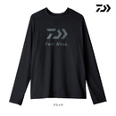 ダイワ ラッシュガード DE-6225 ICEDRY ロングスリーブシャツ ブラック DAIWA