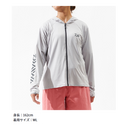 ダイワ ラッシュガード DE-6125 ICEDRY フーディーラッシュガードフルジップ ライトグレー レディース DAIWA