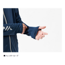 ダイワ ラッシュガード DE-6125 ICEDRY フーディーラッシュガードフルジップ ブラック DAIWA