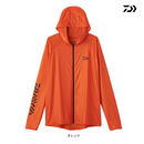 ダイワ ラッシュガード DE-6125 ICEDRY フーディーラッシュガードフルジップ オレンジ DAIWA