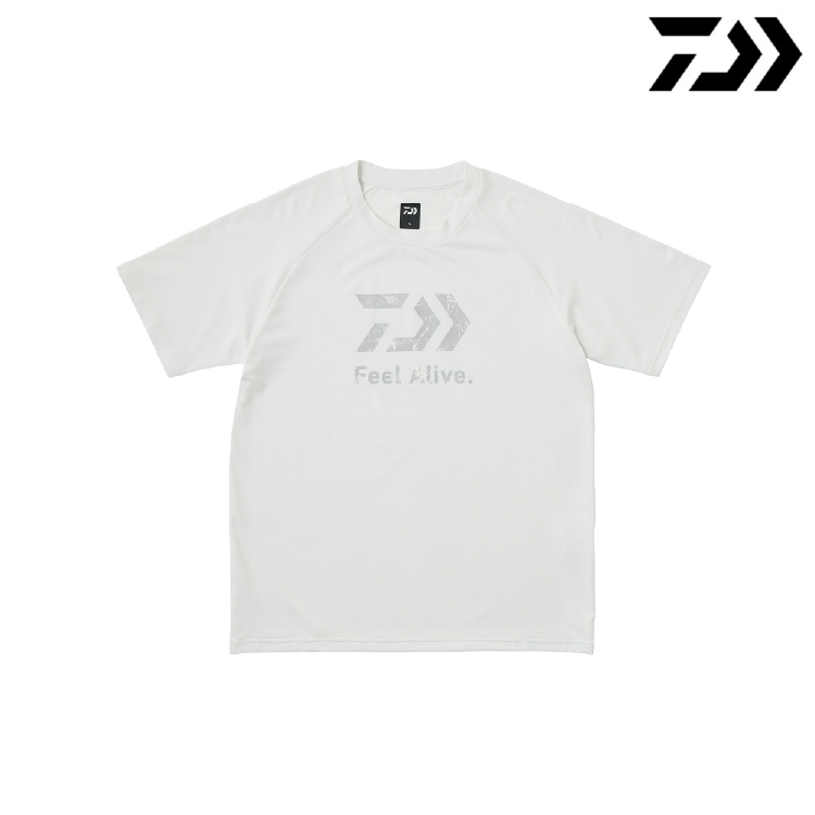 ダイワ シャツ DE-3925 Feel Alive. ドライTシャツ ホワイト DAIWA