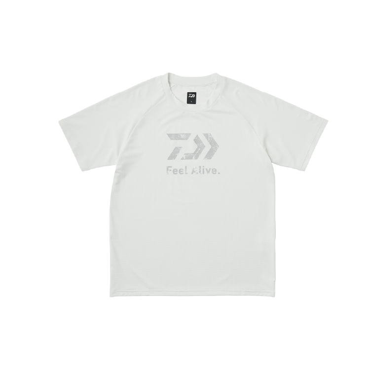 ダイワ シャツ DE-3925 Feel Alive. ドライTシャツ ホワイト DAIWA