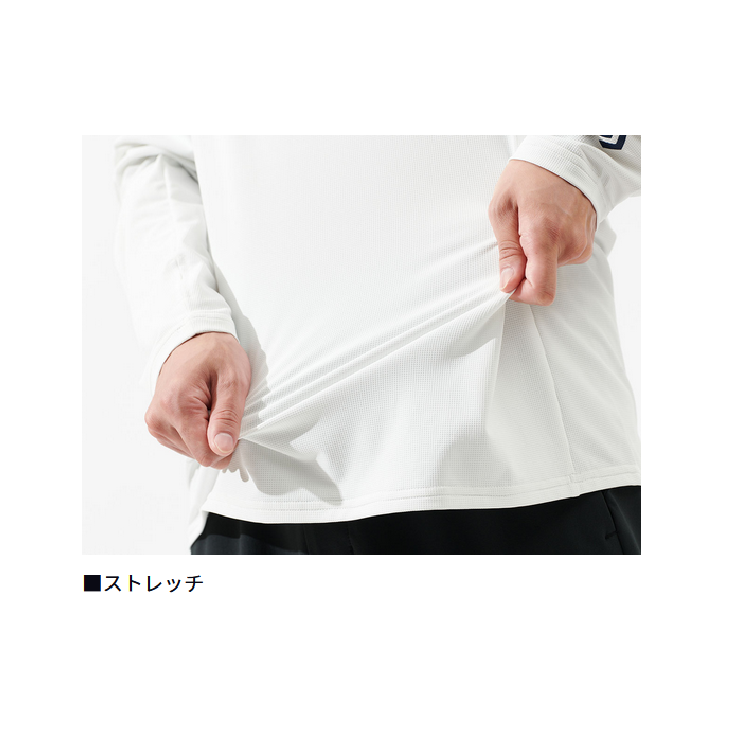 ダイワ シャツ DE-3925 Feel Alive. ドライTシャツ ホワイト DAIWA