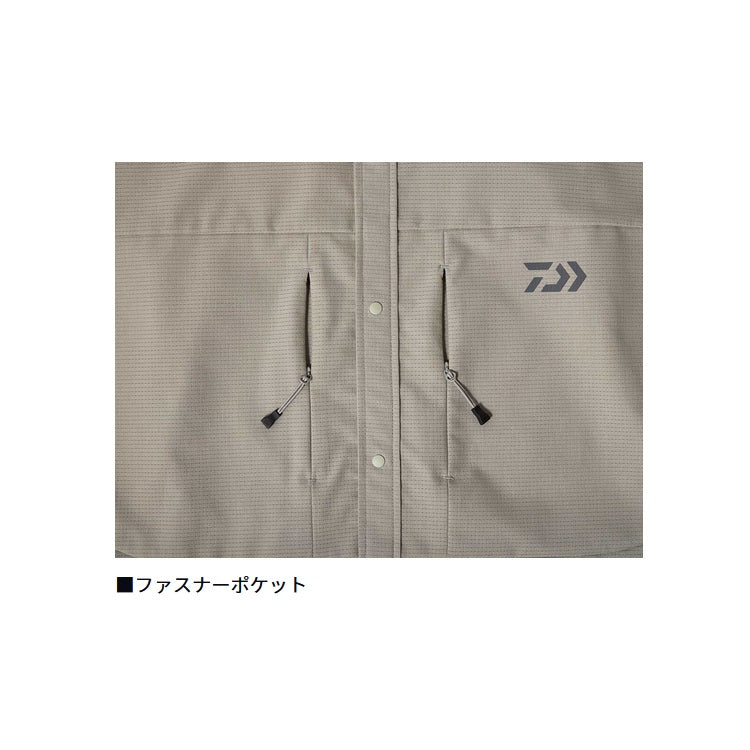 ダイワ シャツ DE-5025 ストリームショートスリーブシャツ ブラック DAIWA