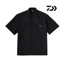 ダイワ シャツ DE-5025 ストリームショートスリーブシャツ ブラック DAIWA