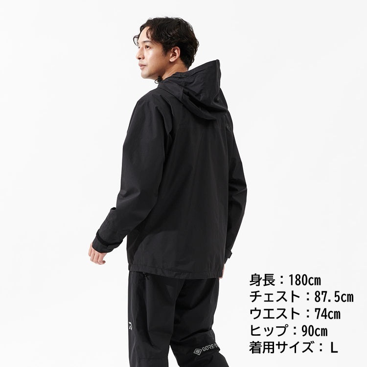 予約 ダイワ レインウェア DR-1925J GORE-TEX バーサタイルレインジャケット ブラック DAIWA 2025年4月発売