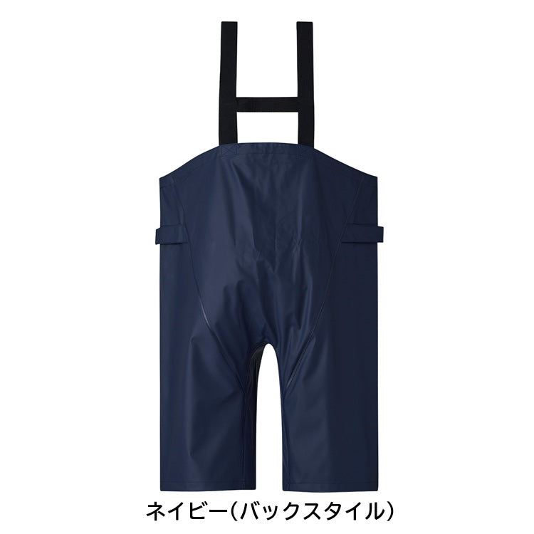 ダイワ レインウェア DR-6325P オーシャンレインハーフサロペット ブラック DAIWA