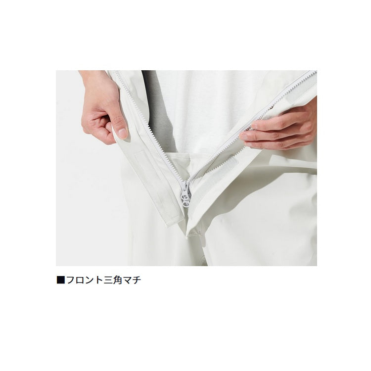 ダイワ レインウェア DR-6325P オーシャンレインハーフサロペット ブラック DAIWA