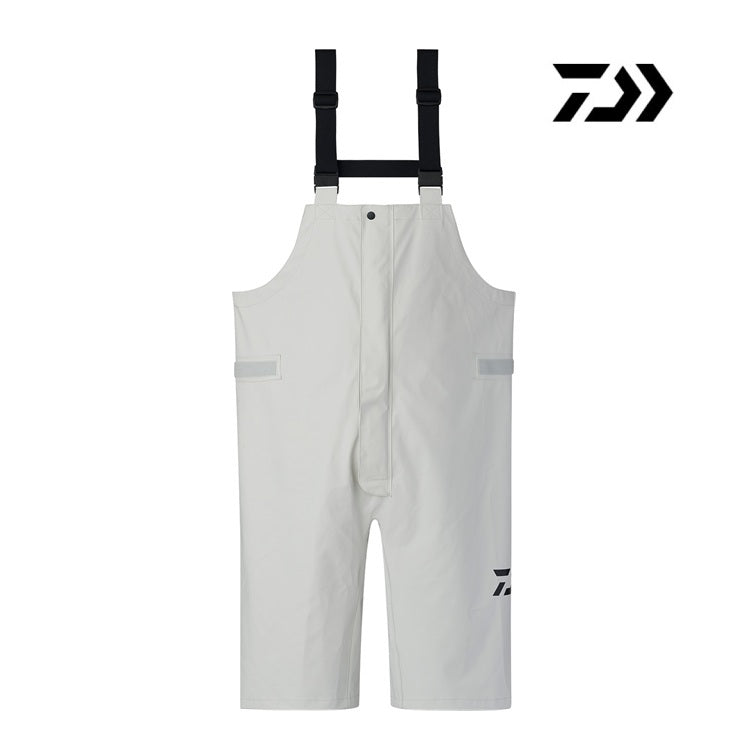 ダイワ レインウェア DR-6325P オーシャンレインハーフサロペット ライトグレー DAIWA