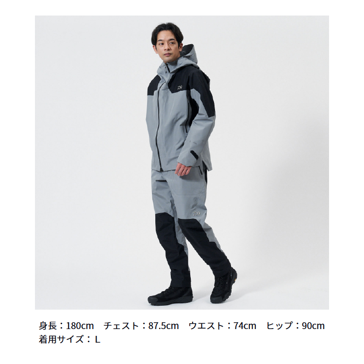 ダイワ レインウェア DR-1125P GORE-TEX ロックガードレインパンツ グレー DAIWA