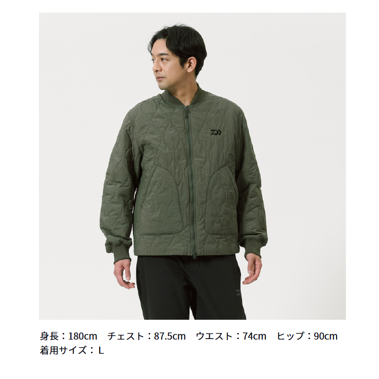 ダイワ 防寒アウター DJ-5925 CORDURA MA-1ジャケット オリーブグリーン DAIWA