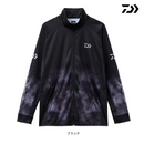 ダイワ シャツ DE-7725 エキスパートライトジップシャツ ブラック DAIWA