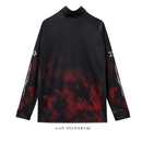 ダイワ シャツ DE-7725 エキスパートライトジップシャツ レッド DAIWA