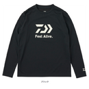 ダイワ 長袖シャツ DE-8025 クリーンオーシャンロングスリーブシャツ ブラック DAIWA