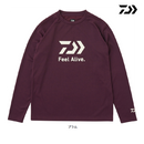 ダイワ 長袖シャツ DE-8025 クリーンオーシャンロングスリーブシャツ プラム DAIWA