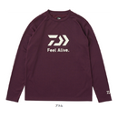 ダイワ 長袖シャツ DE-8025 クリーンオーシャンロングスリーブシャツ プラム レディースサイズ DAIWA