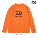 ダイワ 長袖シャツ DE-8025 クリーンオーシャンロングスリーブシャツ ライトオレンジ DAIWA