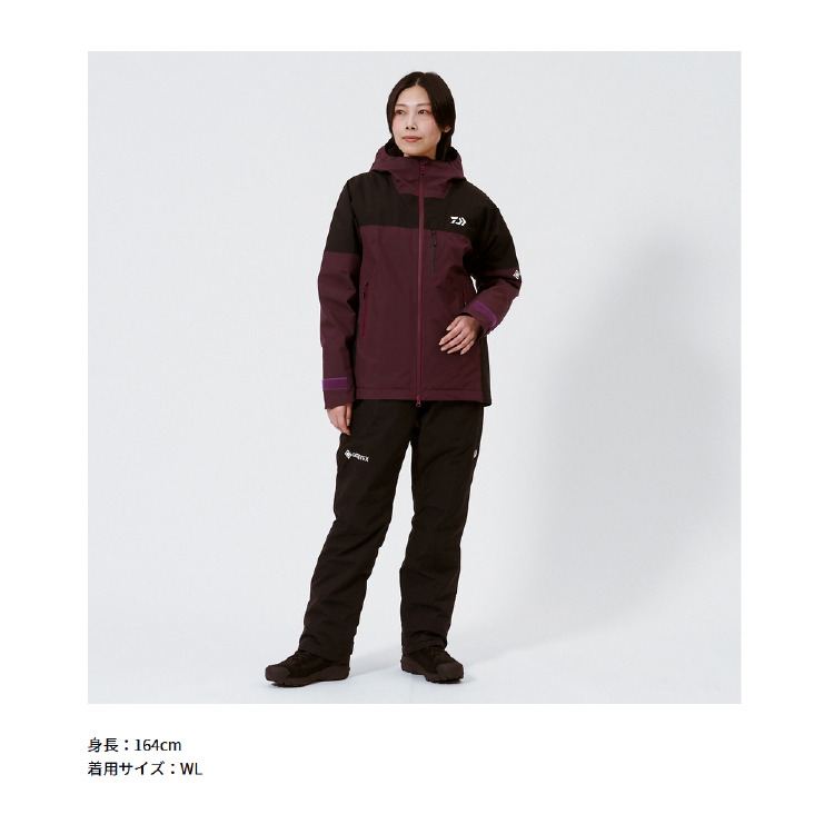 ダイワ 防寒ウェア DW-1925 GORE-TEX バーサタイルウィンタースーツ グレー レディース DAIWA
