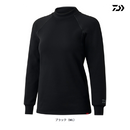 ダイワ 防寒インナー DU-3225S ダンロテック アンダーシャツ 極厚手ハイネック ブラック レディースサイズ DAIWA