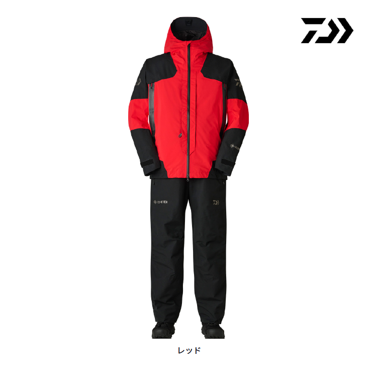 ダイワ 防寒ウェア DW-1825 GORE-TEX コンビアップウィンタースーツ レッド DAIWA