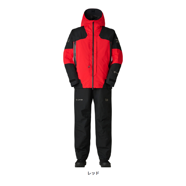 ダイワ 防寒ウェア DW-1825 GORE-TEX コンビアップウィンタースーツ レッド DAIWA