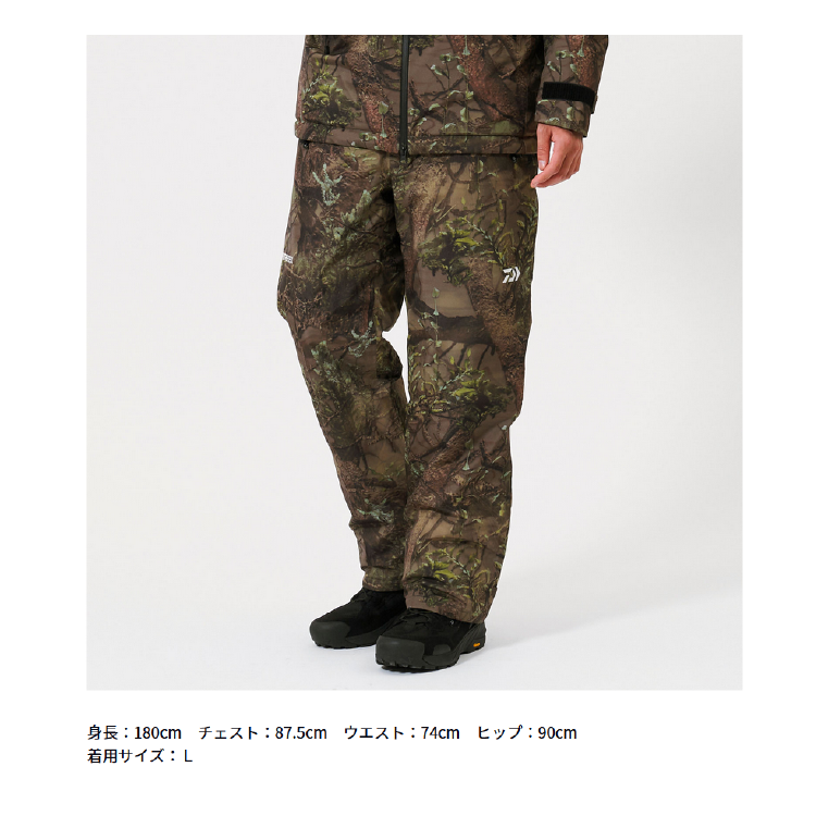 ダイワ パンツ DW-1725P GORE-TEX エクストラロフトウィンターパンツ ブラック DAIWA