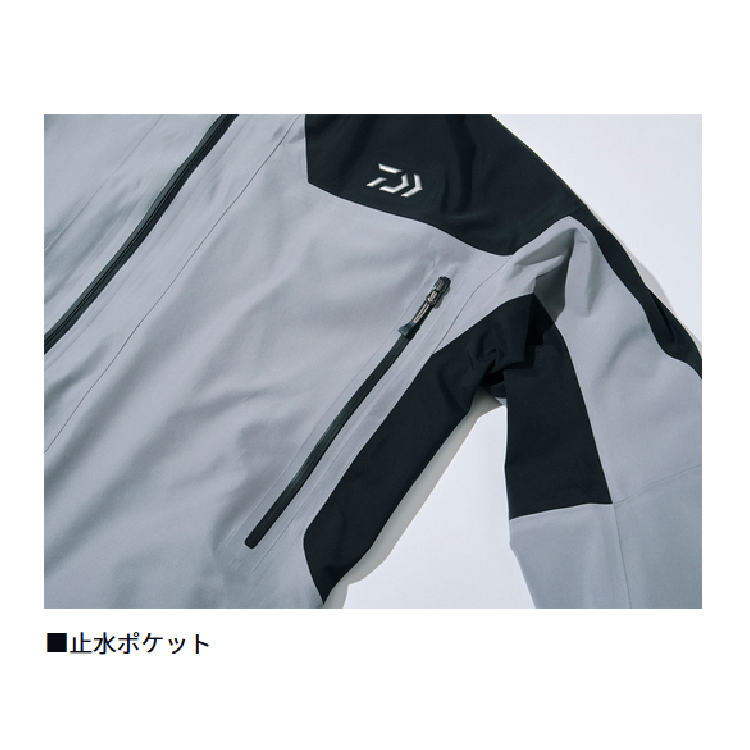 ダイワ レインウェア DR-1125J GORE-TEX ロックガードレインジャケット グレー DAIWA