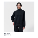 ダイワ 防寒スウェット DE-8725 DANROTECHスウェットモックネック ブラック レディース DAIWA