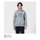 ダイワ パーカー DE-8925 DANROTECHスウェットフーディー グレー レディース DAIWA