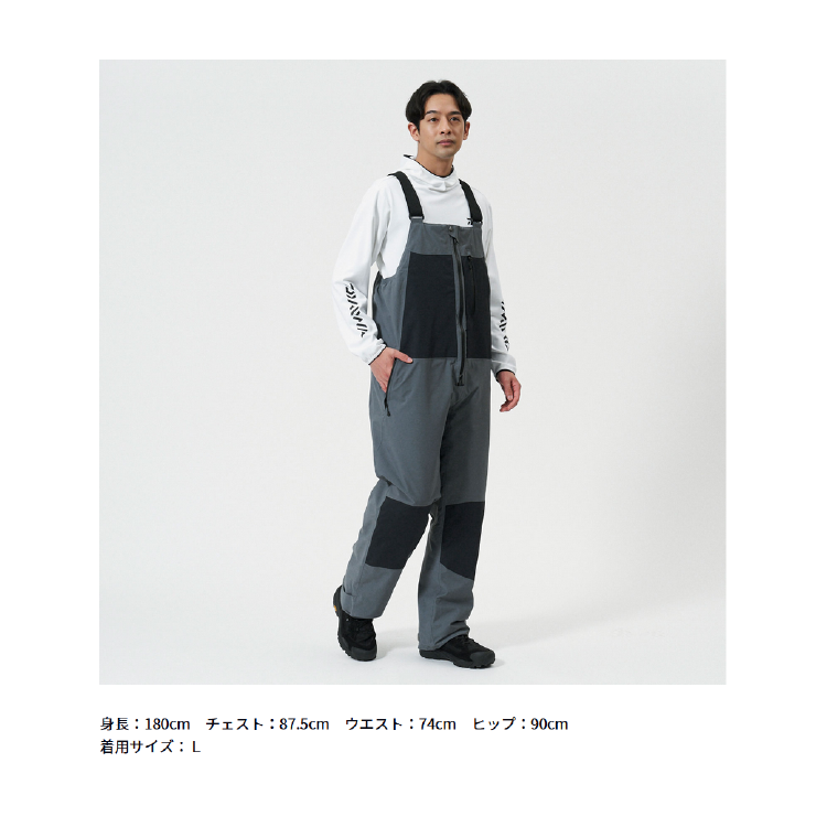 ダイワ 防寒パンツ DW-1625P GORE-TEX エクストラロフトダブルニービブ ガンメタル DAIWA