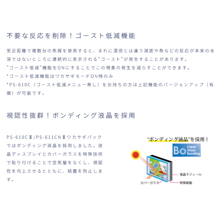 ホンデックス 魚群探知機 PS-610CII-WP 5型ワイド液晶 ポータブル魚探 PS-610CII ワカサギパック HONDEX