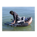 バイソンウェーブ フィッシングフローター BW140V-TS V型 バス 釣り ウッドカモ BISONWAVE