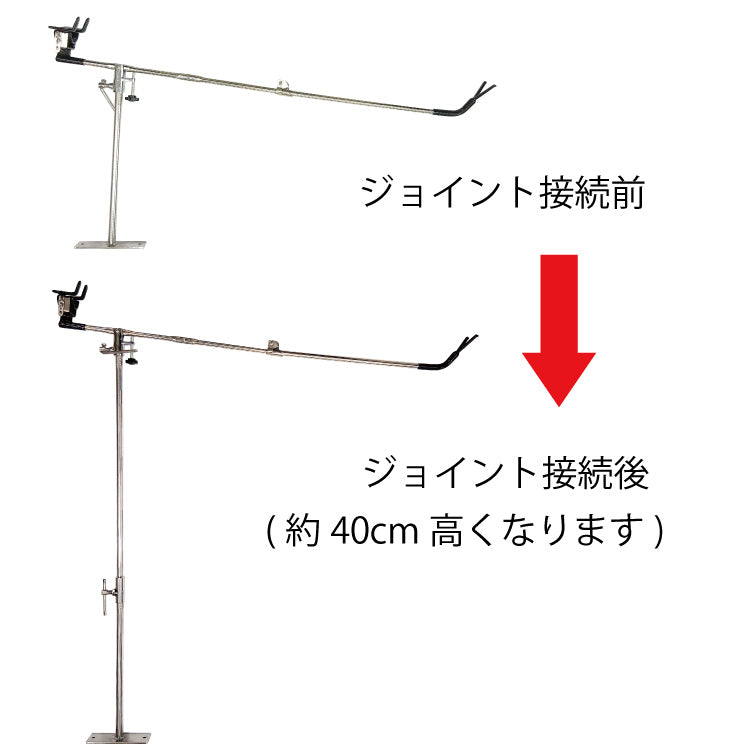 【予約】大郷屋 海上釣堀専用竿掛 + 延長ジョイント 楽々セット OZATOYA 12月発売予定