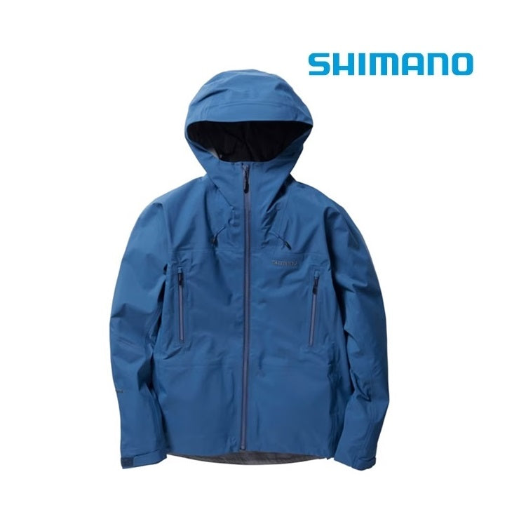 シマノ レインウェア RA-021X ゴアテックスアングラーズシェルジャケット マズメブルー SHIMANO 取寄