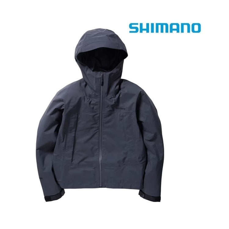 シマノ レインウェア RA-025X ゴアテックスショートレインジャケット ブルーチャコール レディースサイズ SHIMANO 取寄